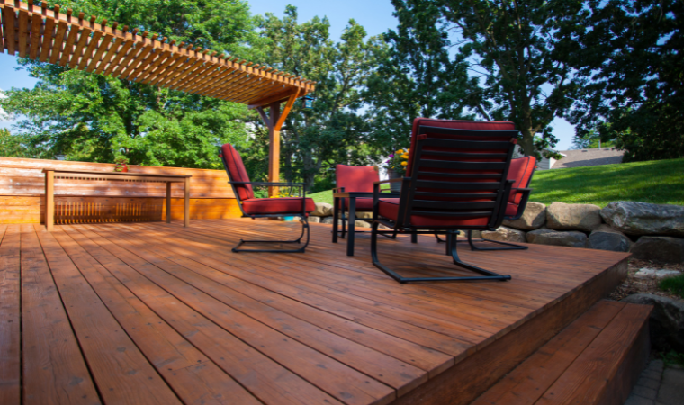 deck construction in China Grove