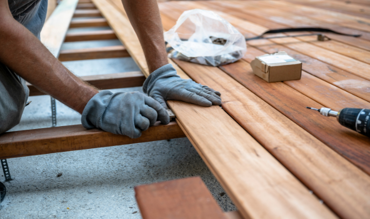 deck construction in Earle