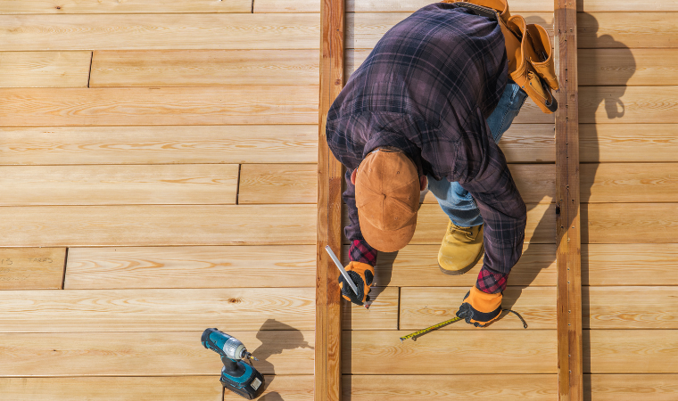 deck construction in Elmendorf