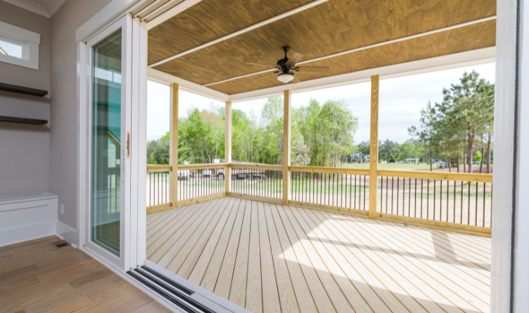 deck construction in Wetmore